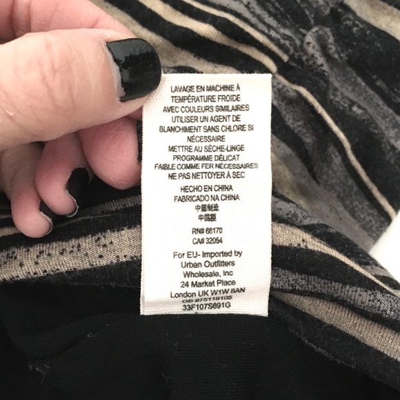 FREE PEOPLE Essential Scrunch Striped Mini Skirt Size Small - Picture 7 of 11